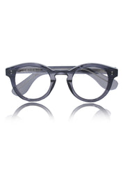 Jodykoes Founder's Edition Round Frame | Premium Pure Acetate Sheet Eyeglasses Frame (Crystal Gray)