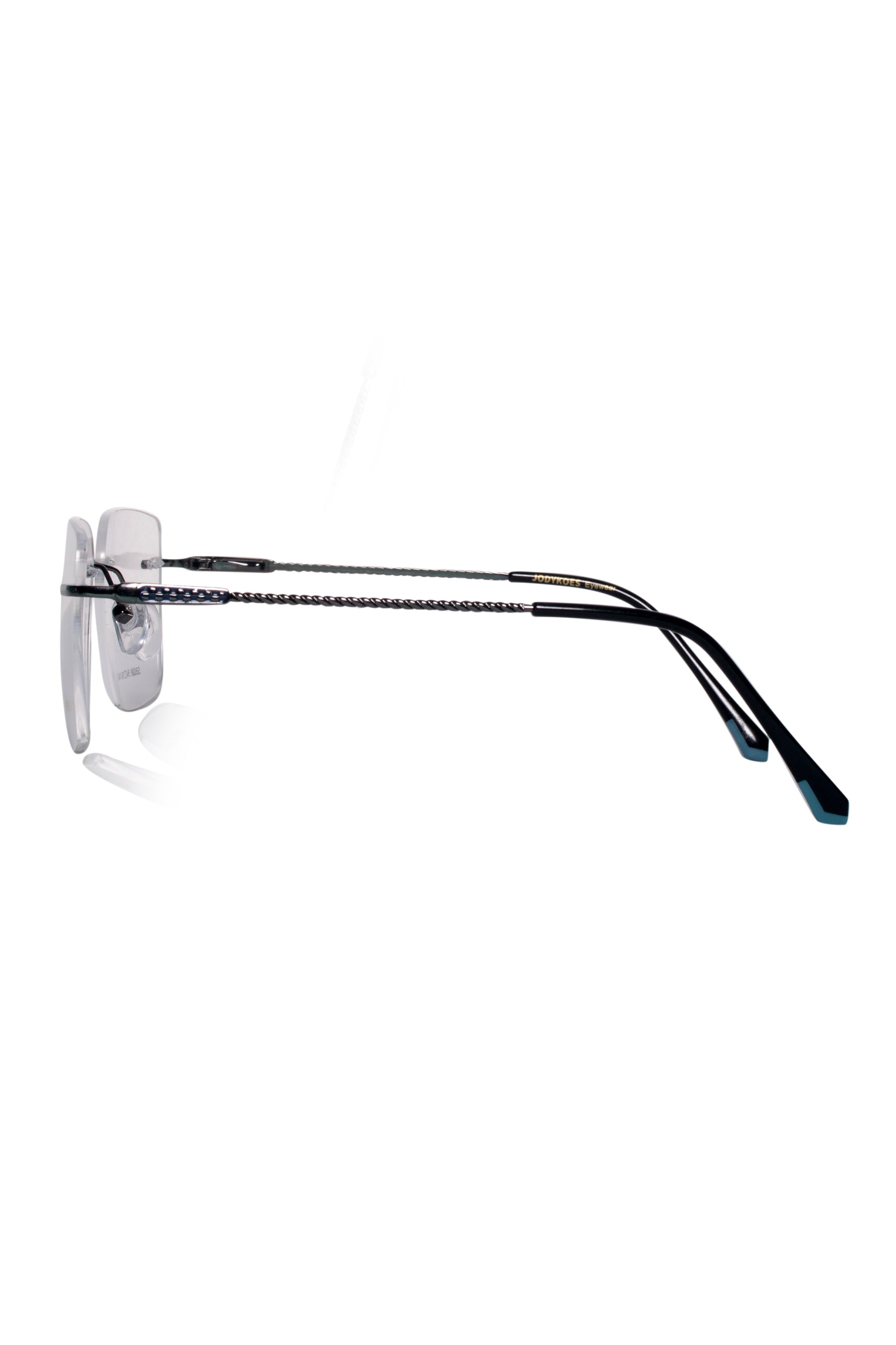 Jodykoes Square Signature Rimless Frame (Grey)