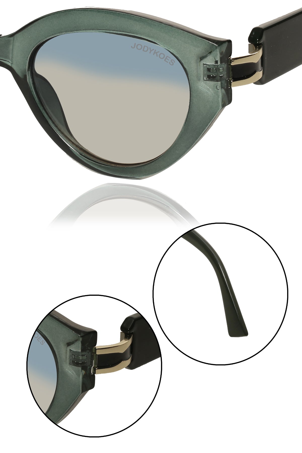 Jodykoes Legacy Premium Cat Eye UV400 Protection Sunglasses