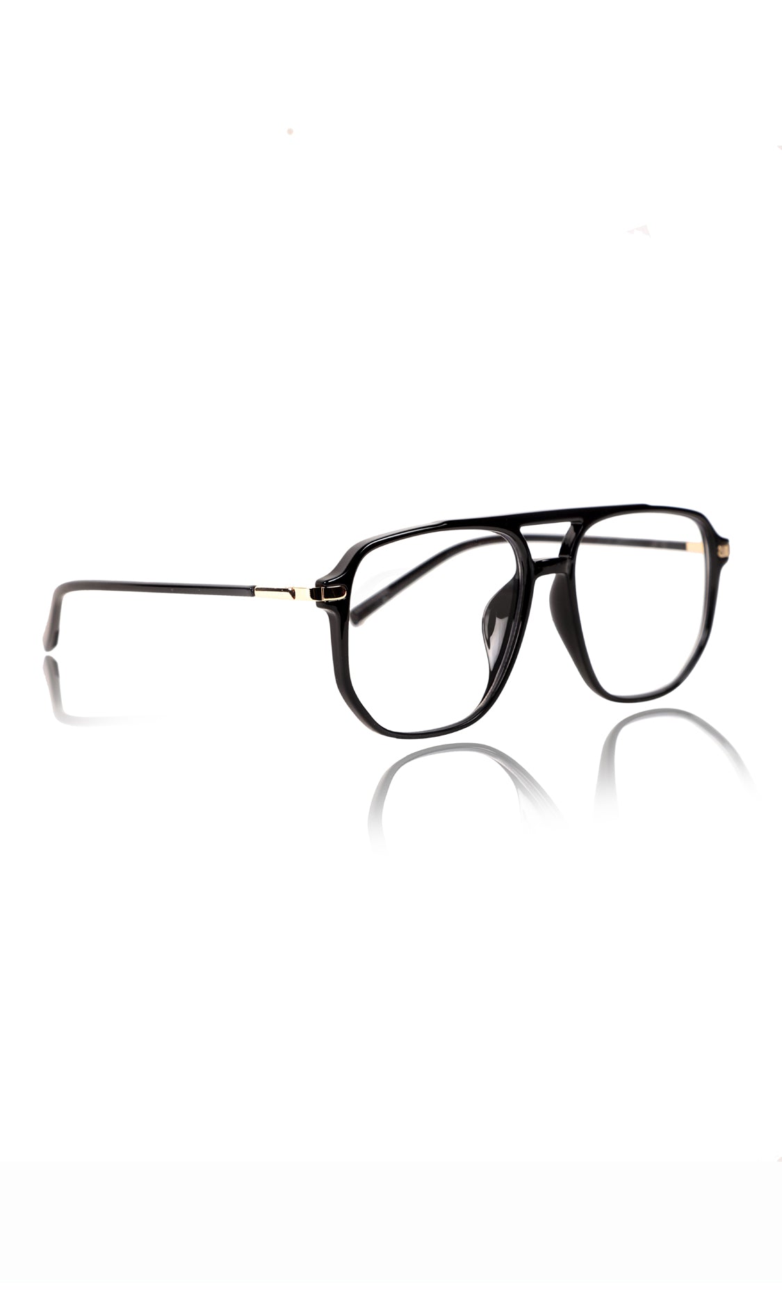 Jodykoes® Premium Oversized Eyeglass Frames: Stylish Anti-Glare and Blue Light Blocking Glasses for Enhanced Computer and Mobile Phone Protection, Unisex Design (Black)