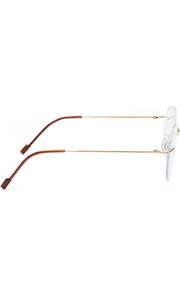 Jodykoes Round Signature Rimless Frame