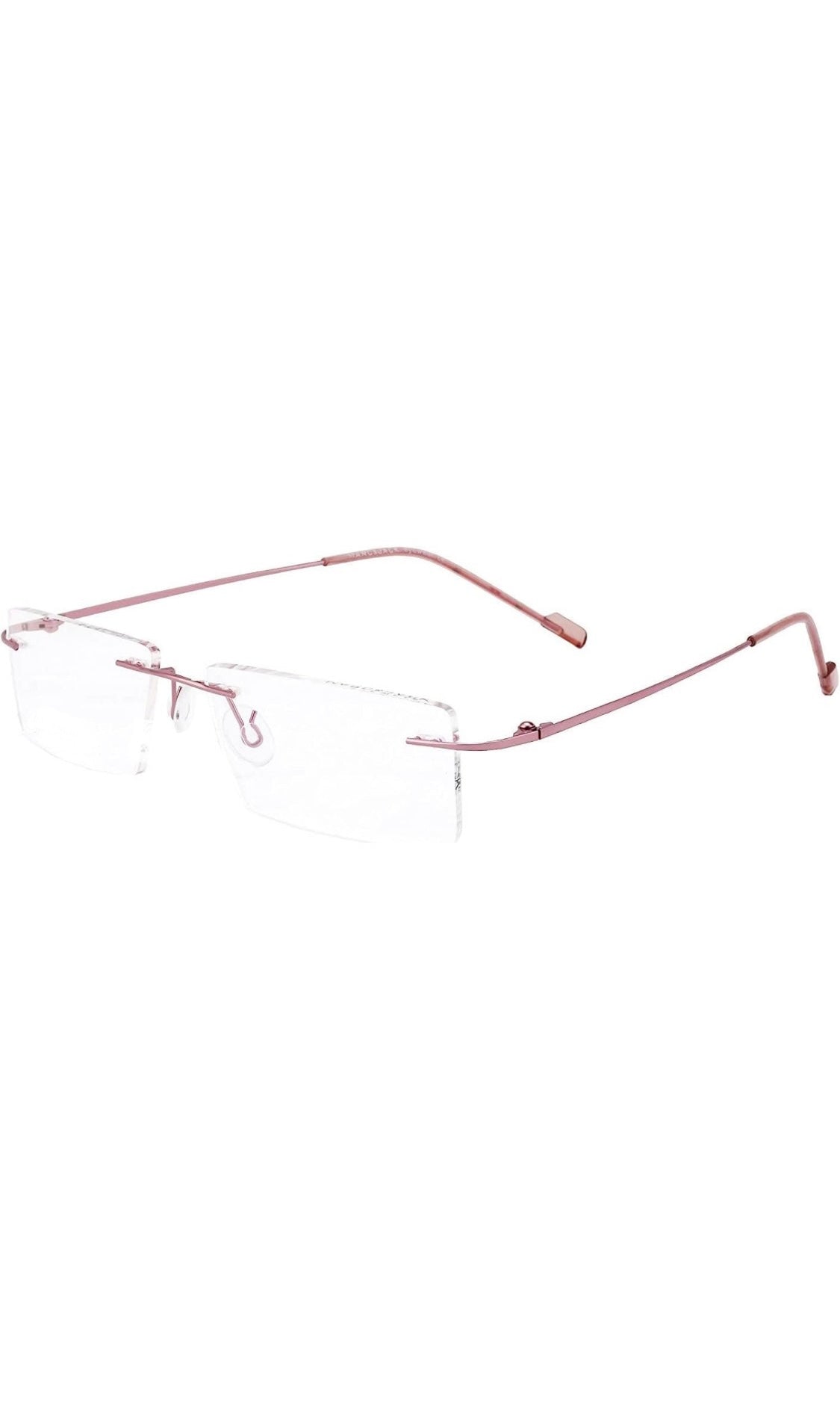 Jodykoes Rectangle Signature Rimless Frame