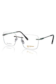 Jodykoes Square Signature Rimless Frame (Silver)