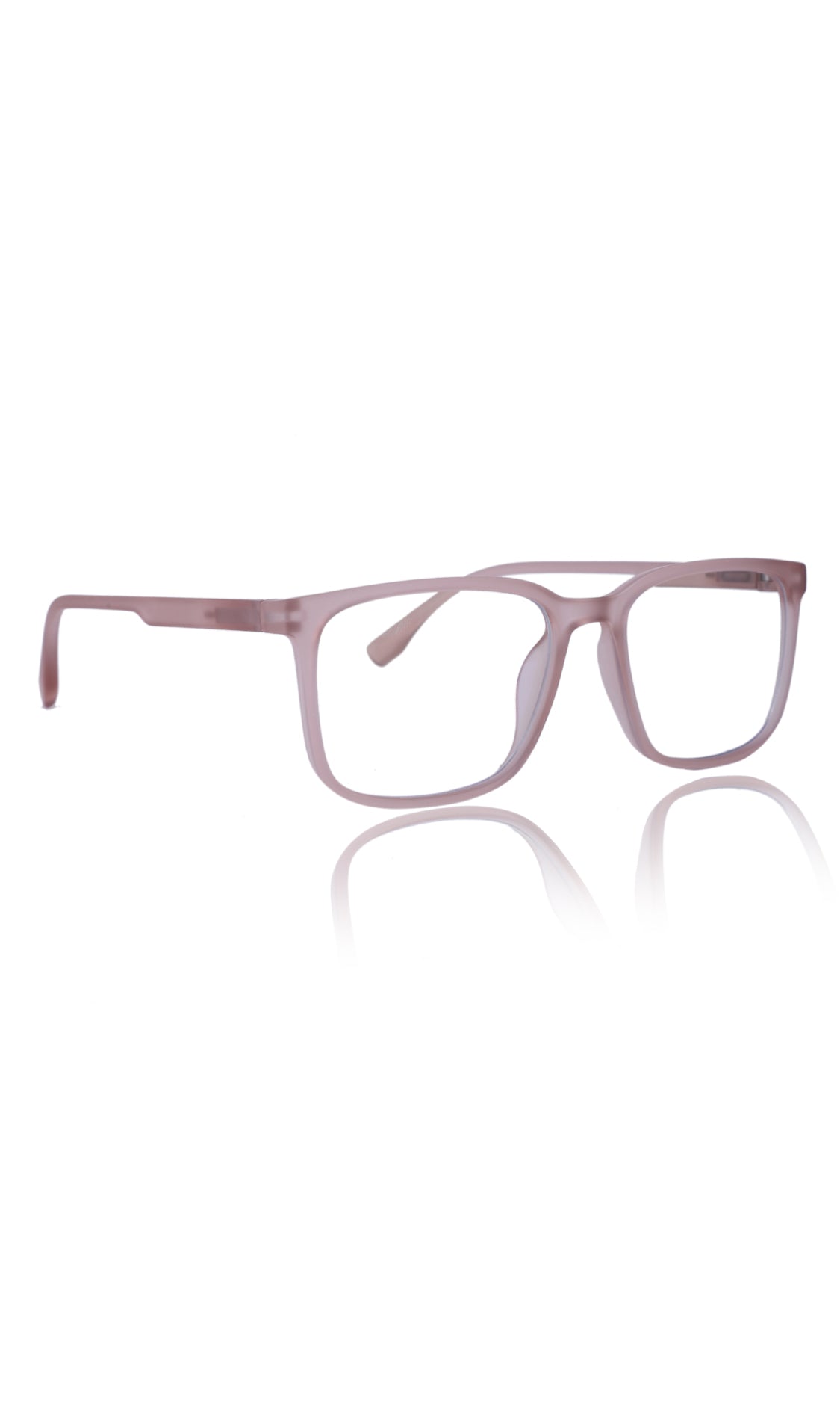 Jodykoes® Colour Series : Vibrant colours eyewear rectangle frames with anti glare and blue filter eyeglasses for men and women (Peach Rose)