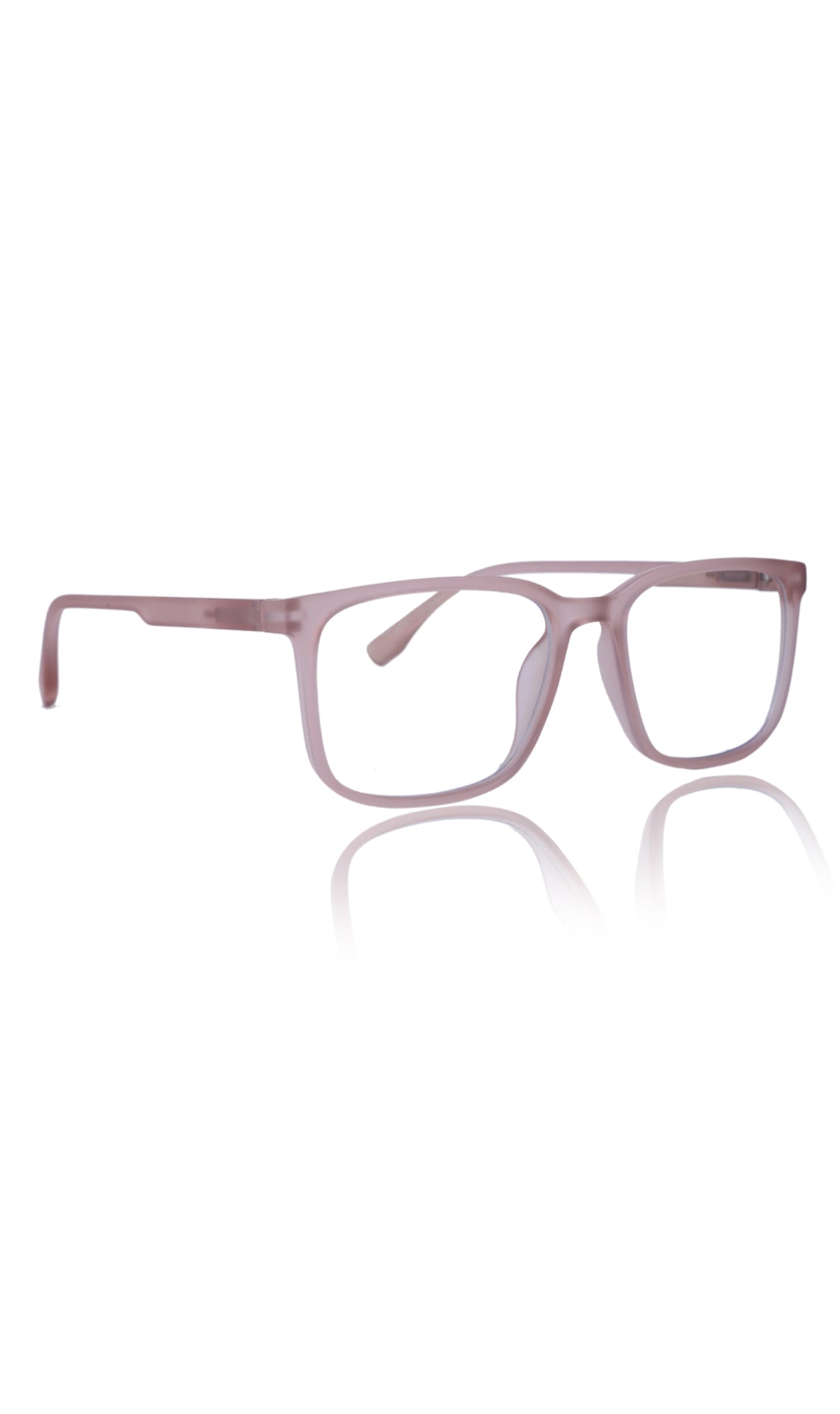 Jodykoes® Colour Series : Vibrant colours eyewear rectangle frames with anti glare and blue filter eyeglasses for men and women (Peach Rose) - Jodykoes ®