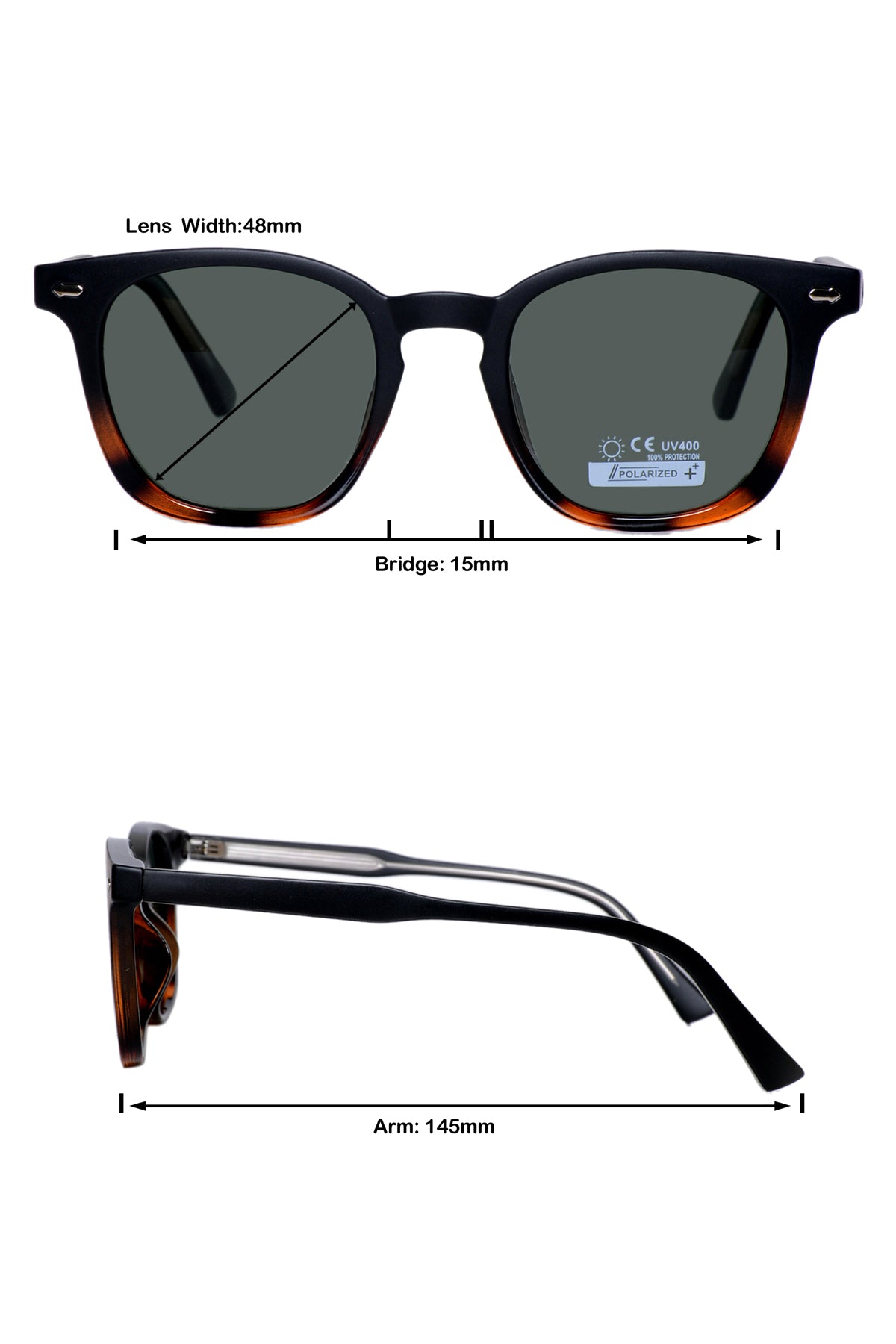 Jodykoes Legacy Square Sunglasses – UV400 Polarized