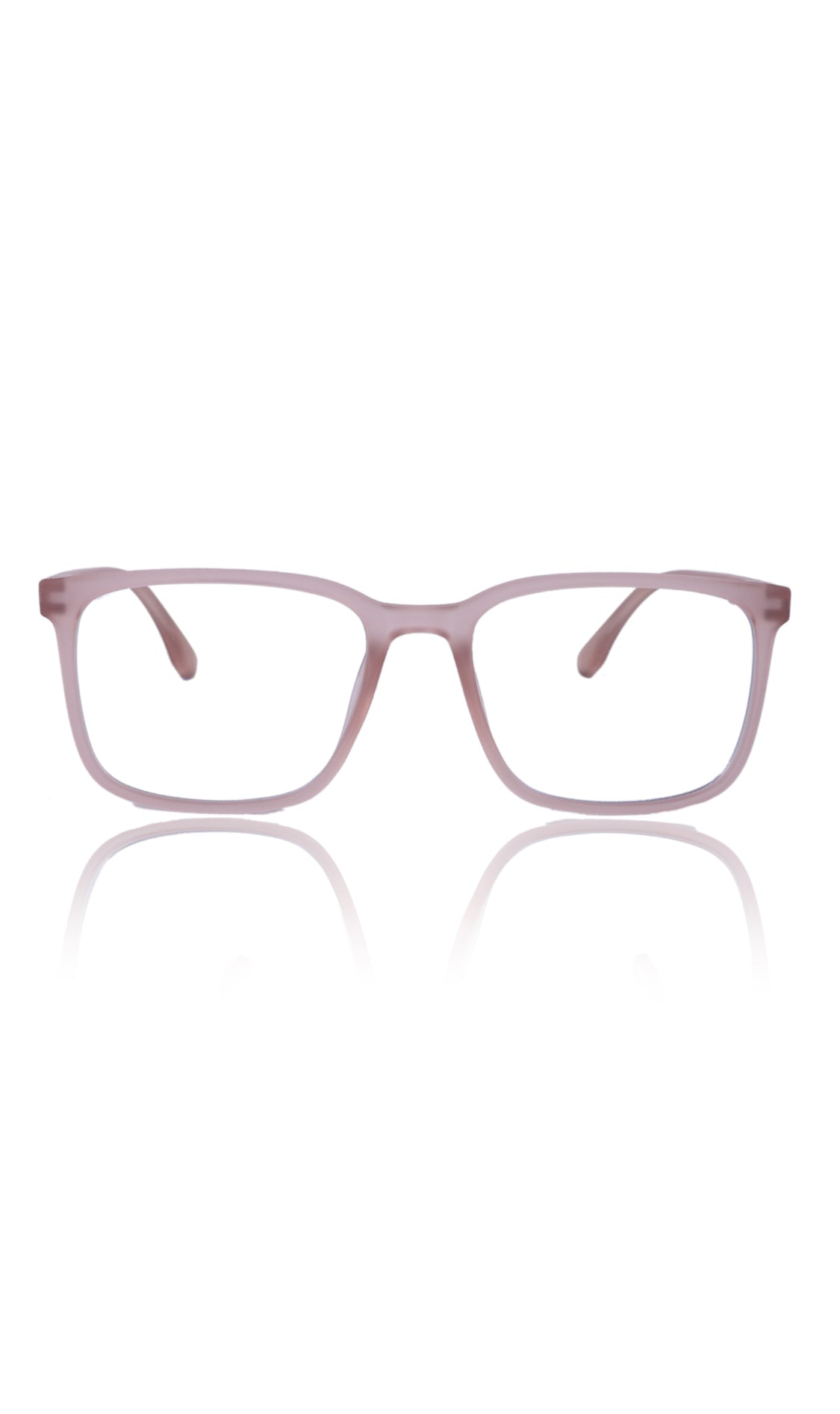 Jodykoes® Colour Series : Vibrant colours eyewear rectangle frames with anti glare and blue filter eyeglasses for men and women (Peach Rose)