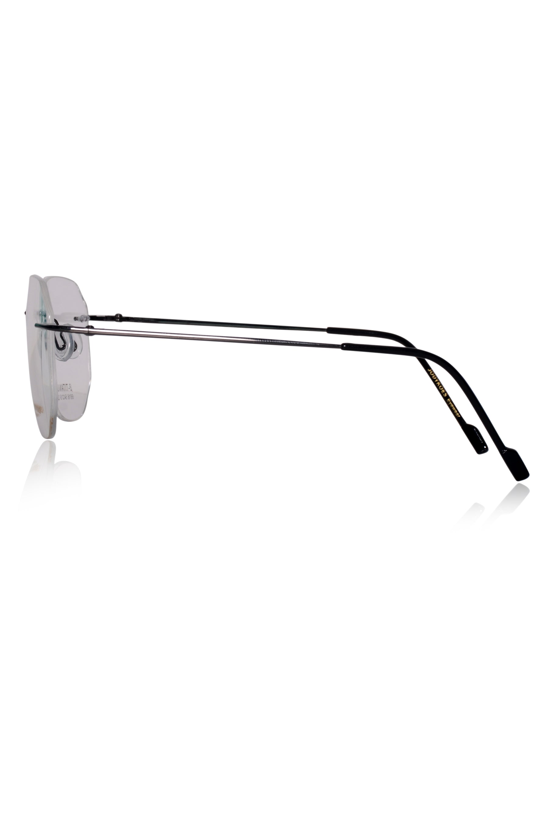 Jodykoes Hexagon Premium Rimless Frame (Black)