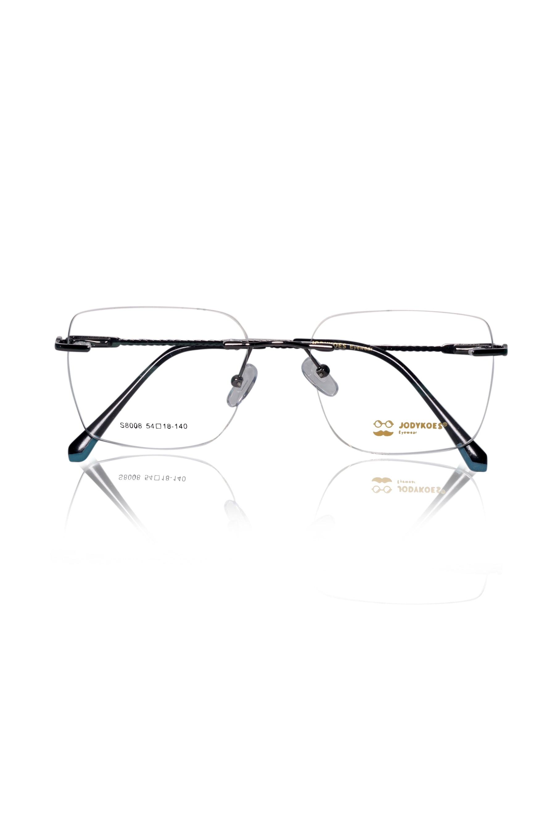 Jodykoes Square Signature Rimless Frame (Grey)