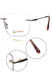 Jodykoes Square Signature Rimless Frame (Gold)