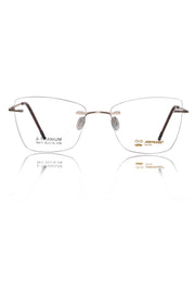 Jodykoes Cat Eye Premium Rimless Frame (Gold)