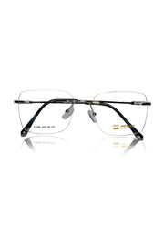 Jodykoes Square Signature Rimless Frame (Silver)