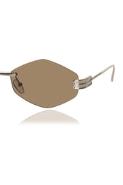 Jodykoes Legacy Rimless Geometric Sunglasses | UV400 Protection