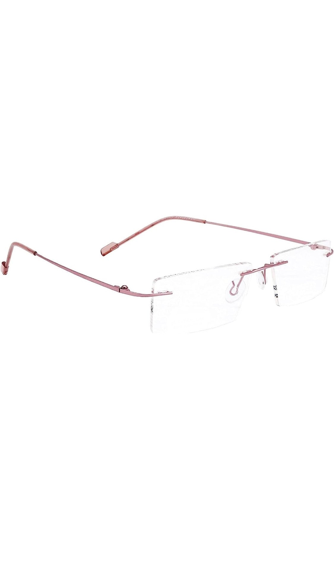 Jodykoes Rectangle Signature Rimless Frame
