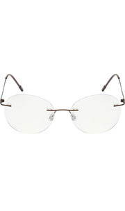 Jodykoes Round Signature Rimless Frame
