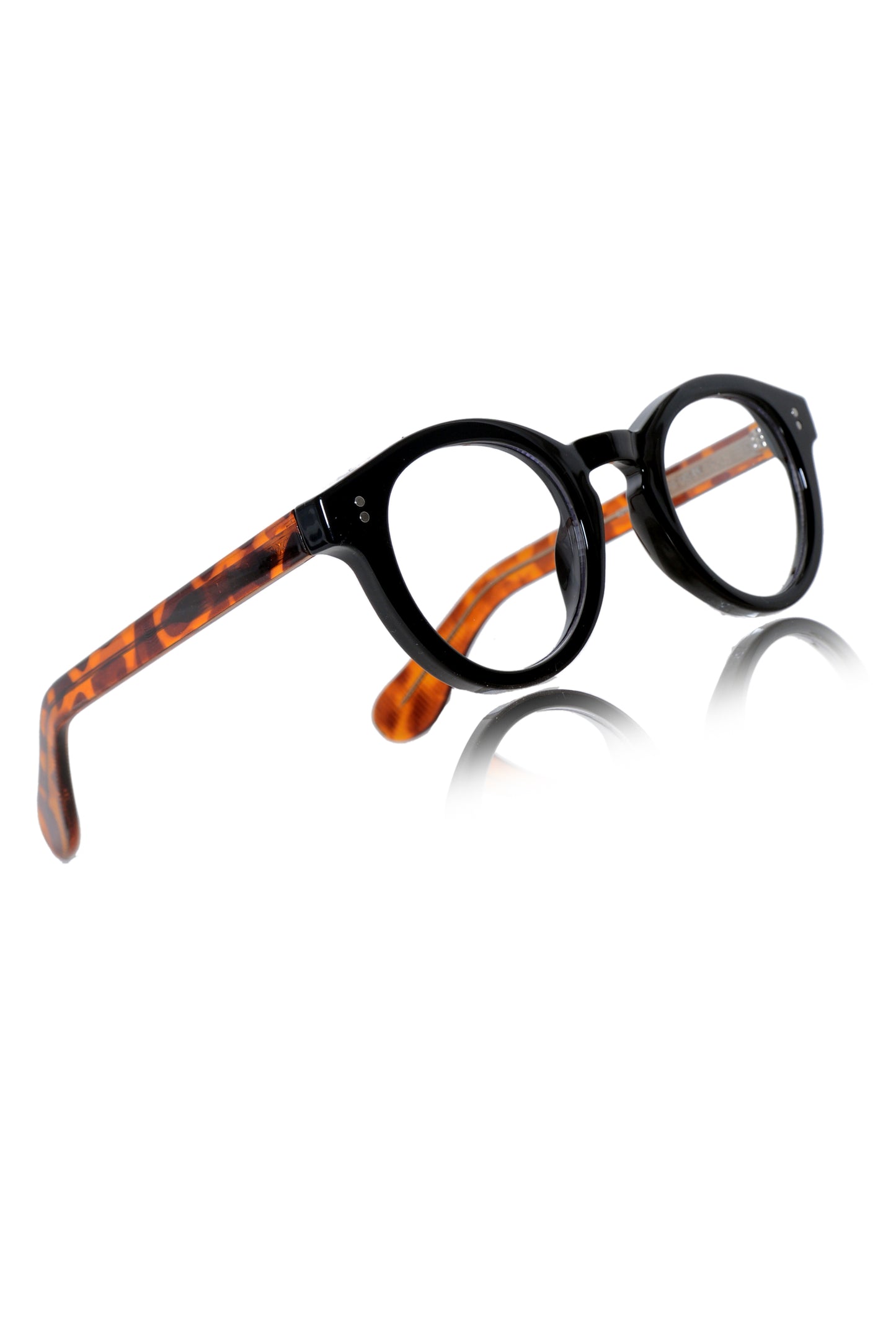 Jodykoes Founder's Edition Round Frame | Premium Pure Acetate Sheet Eyeglasses Frame (Tortoise)