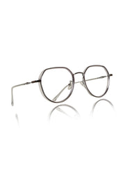 Jodykoes® Premium Series Round-Flat Top Eyewear Eyeglasses Spectacles Frame for Men and Women (Transparent)