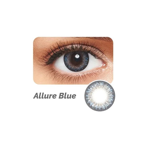 Freshlook FLCC OneDay ALLURE BLUE Color Contact Lens 10 Lens Box