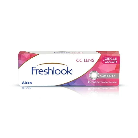 Freshlook FLCC OneDay ALLURE GRAY Color Contact Lens 10 Lens Box