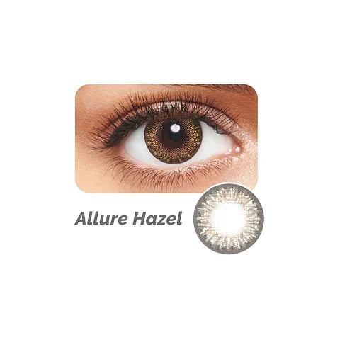 Freshlook FLCC OneDay ALLURE HAZEL Color Contact Lens 10 Lens Box