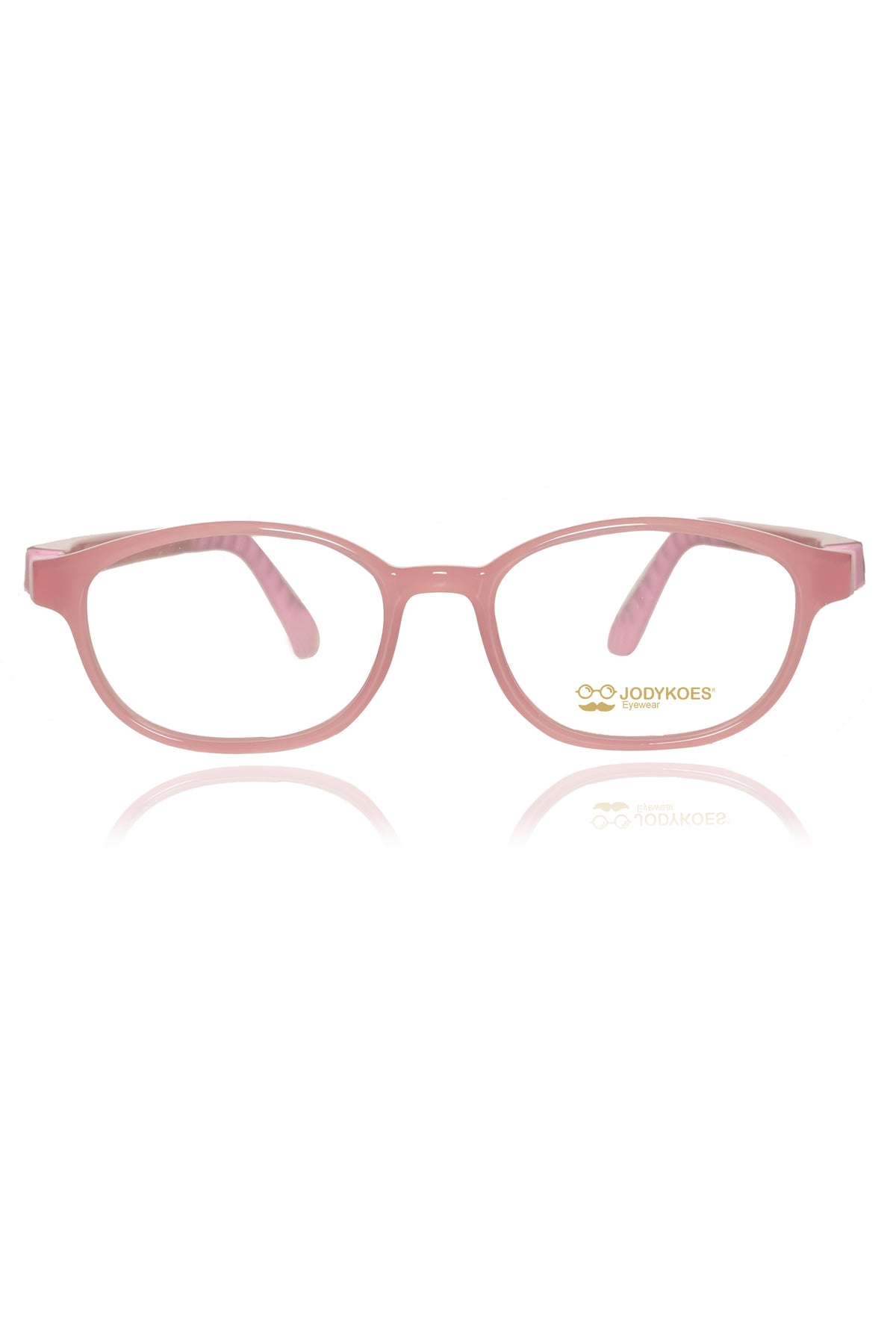 Jodykoes Kids TR90 Eyeglass Frames | Lightweight Flexible Kids Spectacle Frames (Pink)