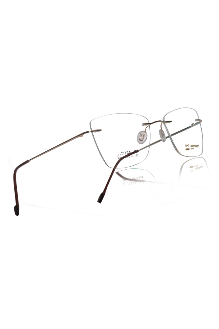 Jodykoes Cat Eye Premium Rimless Frame (Gold)