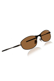 Jodykoes Legacy Sports Edition Metal Rectangular Sunglasses – UV400 Polarized (Brown)
