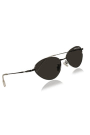 Jodykoes Legacy Metal Cat Eye Sunglasses – UV400 Protection (Black)