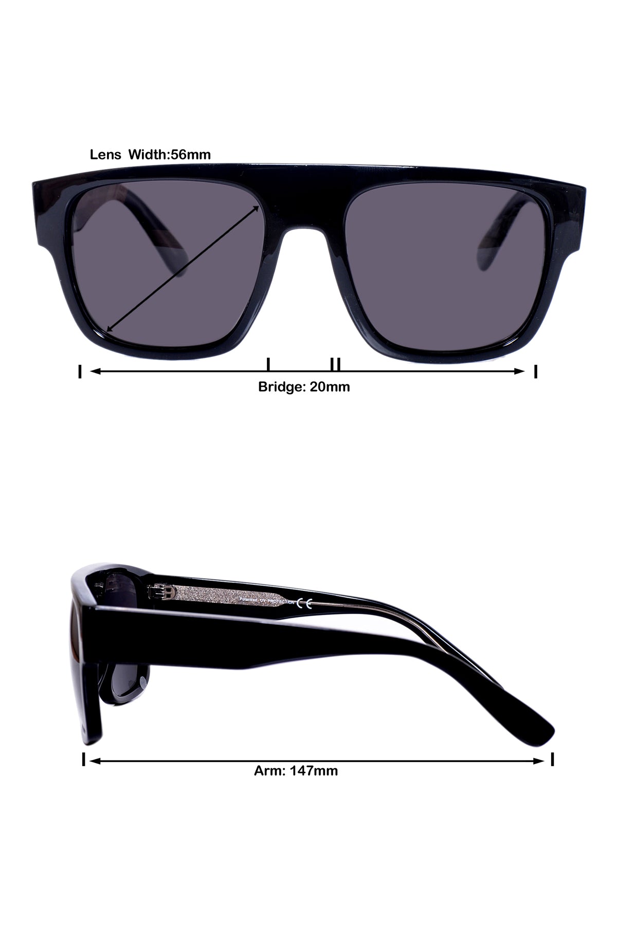 Jodykoes Legacy Square Sunglasses – UV400 Polarized