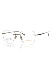 Jodykoes Luxury Pure Titanium Geometric Rimless Frame | High Quality Lightweight Square Optical Frame