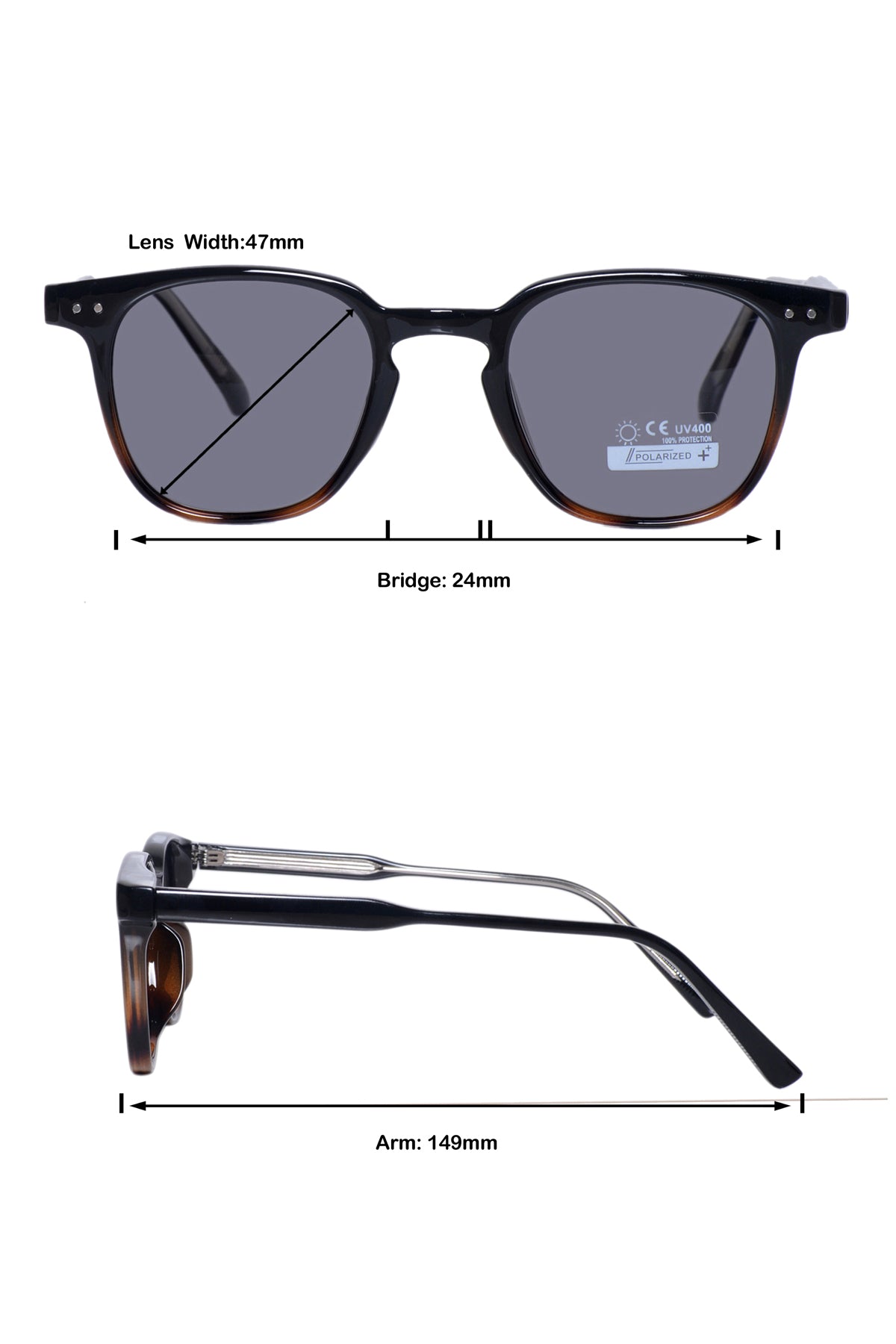 Jodykoes Legacy Square Sunglasses – UV400 Polarized