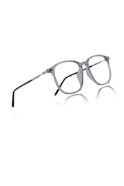 Jodykoes Color-Changing Eyewear Frames | Stylish Pure Acetate UV Protection Glasses | Lightweight & Durable Optical Frames for Men & Women (TRANSPARENT-GRAY)
