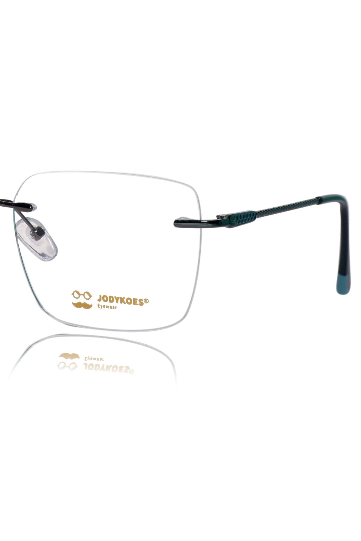Jodykoes Square Signature Rimless Frame (Grey)