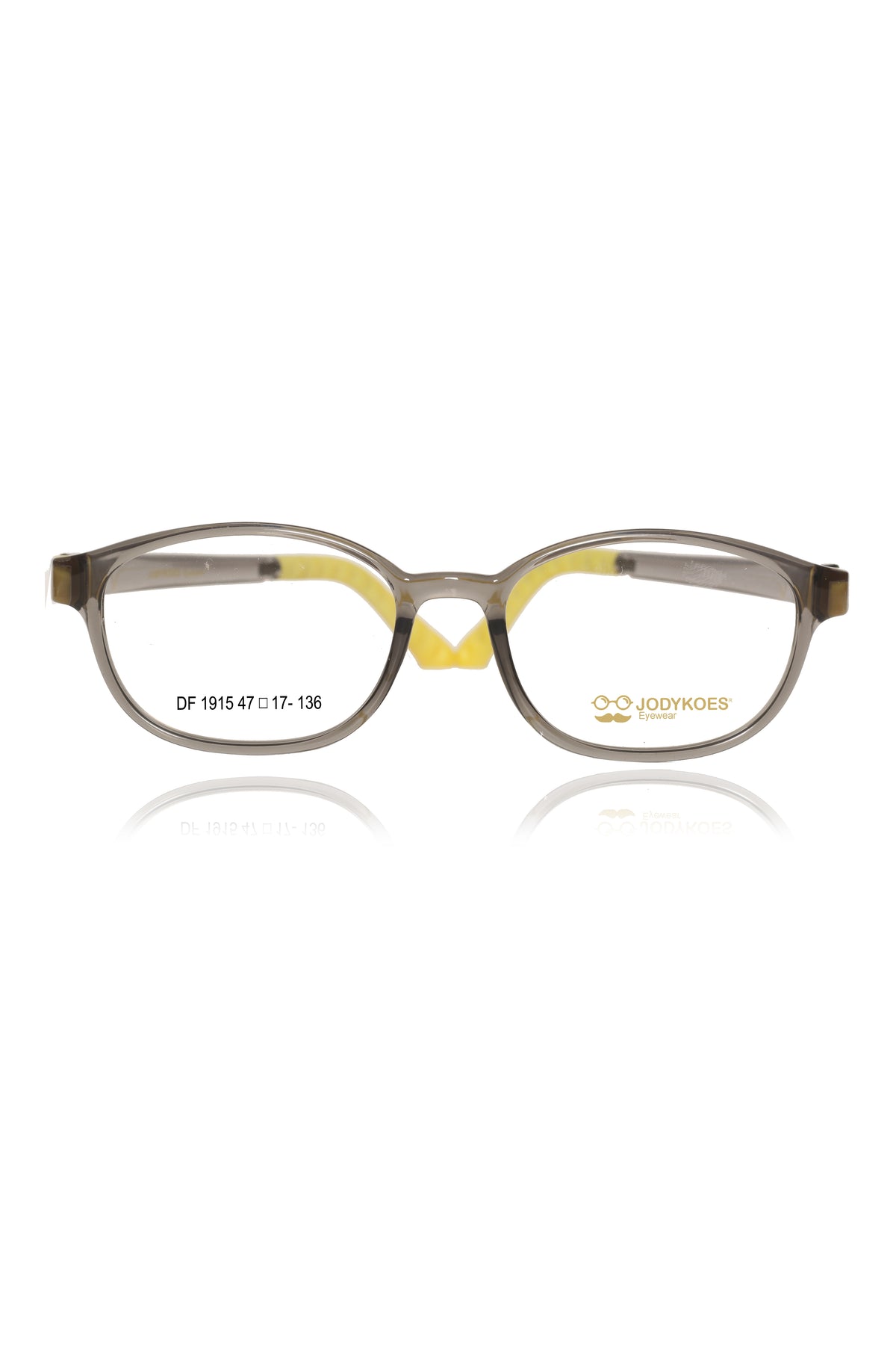 Jodykoes Kids TR90 Eyeglass Frames | Lightweight Flexible Kids Spectacle Frames (Grey)