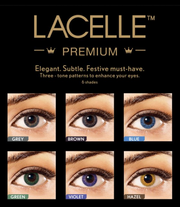 Bausch & Lomb Lacelle Premium GRAY Color Contact Lens (1 Lens/Box)