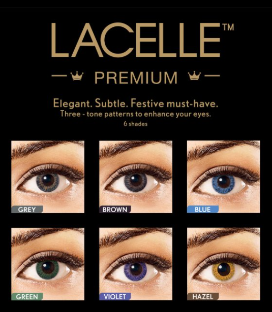 Bausch & Lomb Lacelle Pemium VIOLET Color Contact Lens (1 Lens/Box) - Jodykoes ®