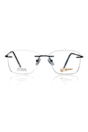 Jodykoes Square Signature Rimless Frame (Black)