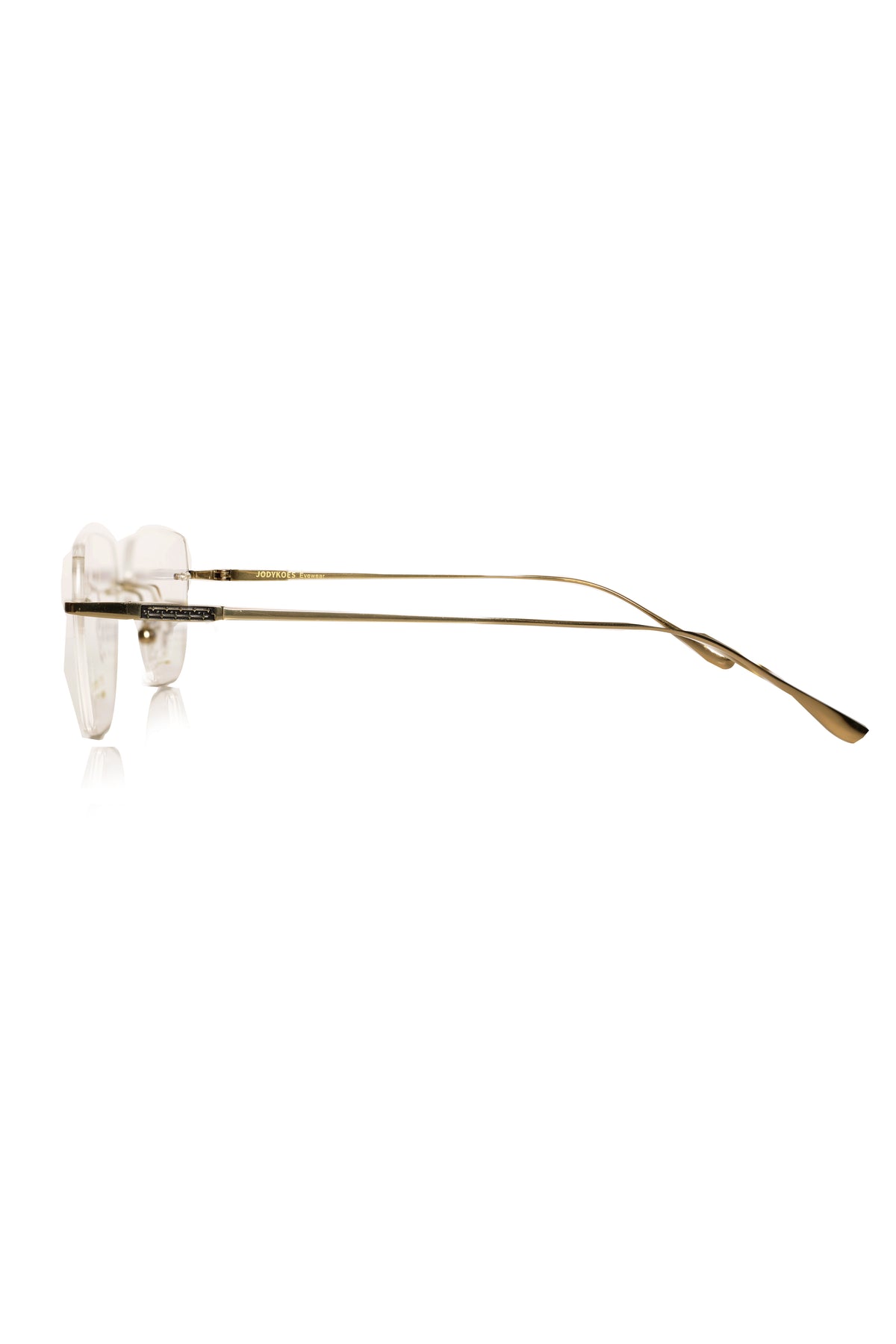 Jodykoes Luxury Pure Titanium Geometric Rimless Frame | High Quality Lightweight Square Optical Frame
