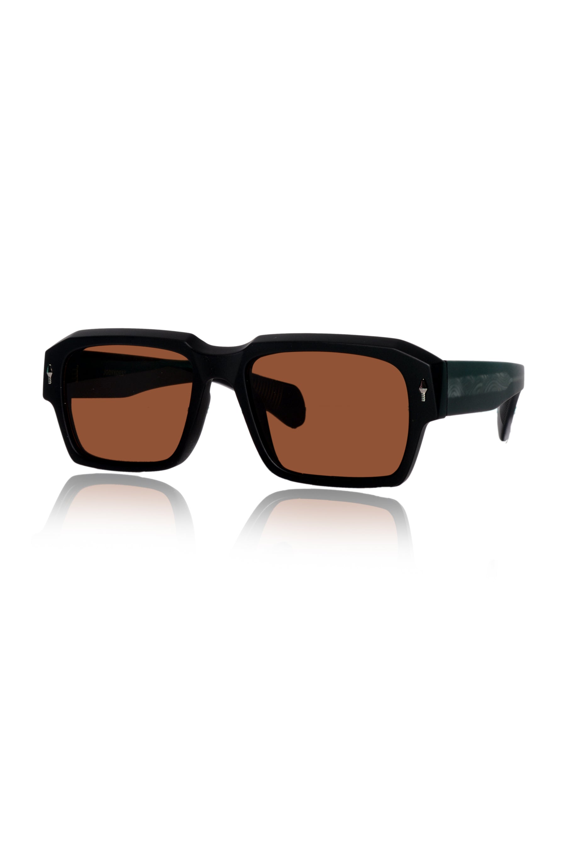 Jodykoes Legacy Square Sunglasses – UV400 Polarized (Brown)