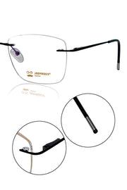 Jodykoes Square Signature Rimless Frame (Black)