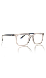 Jodykoes® Colour Frame Series: Stylish Square Spectacle Frames with Blue Ray Protection and Anti-Glare Glasses for Men and Women (Frost Transparent Blue)