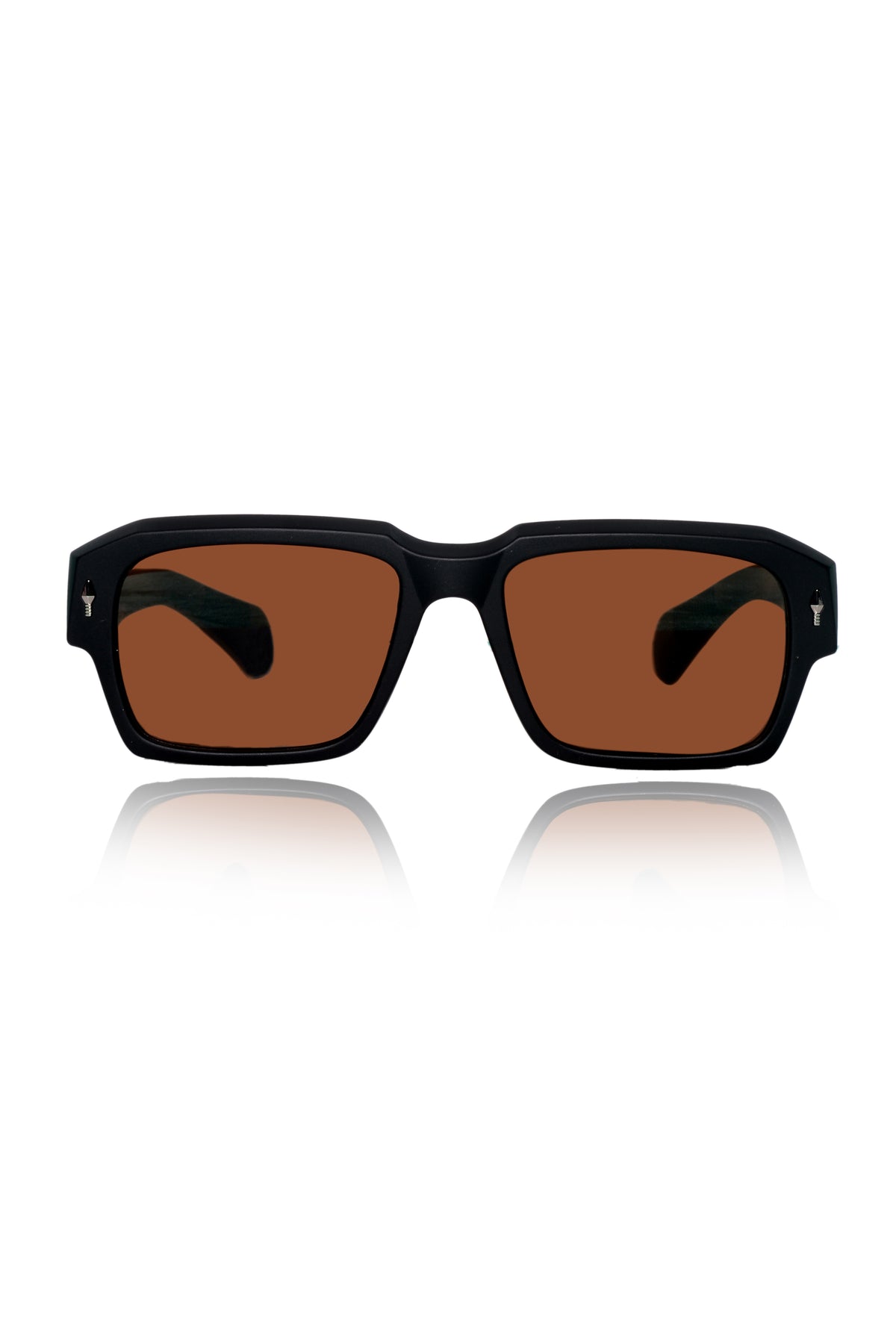 Jodykoes Legacy Square Sunglasses – UV400 Polarized (Brown)