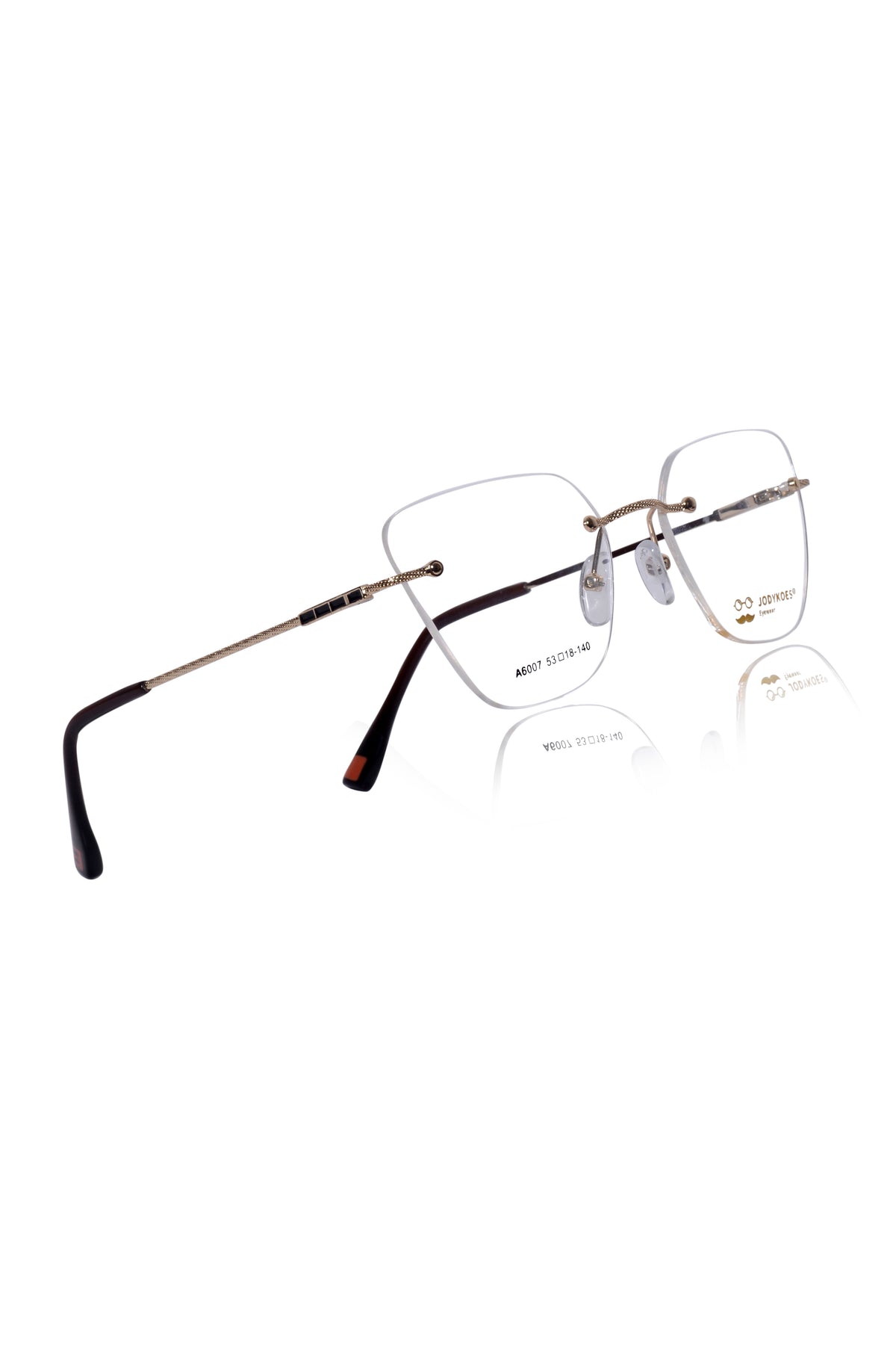 Jodykoes Cat Eye Signature Rimless Frame (Gold)