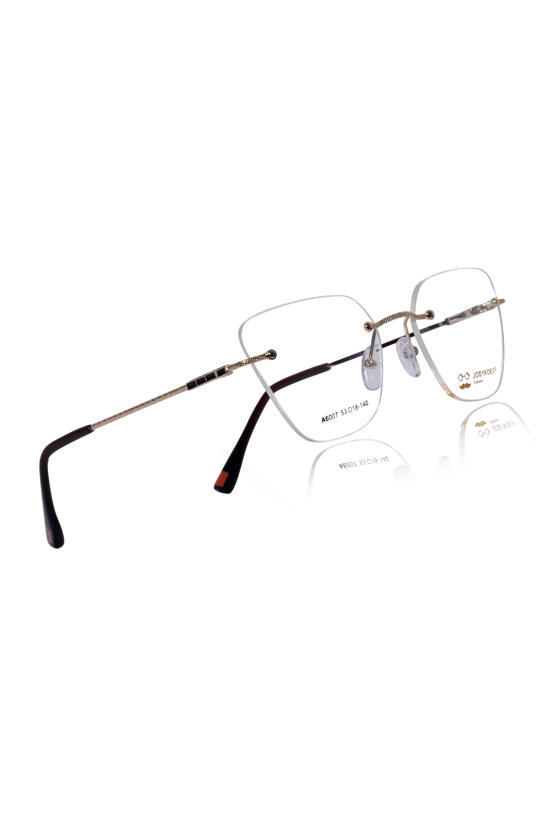 Jodykoes Cat Eye Signature Rimless Frame (Gold)
