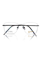 Jodykoes Square Signature Rimless Frame (Black)