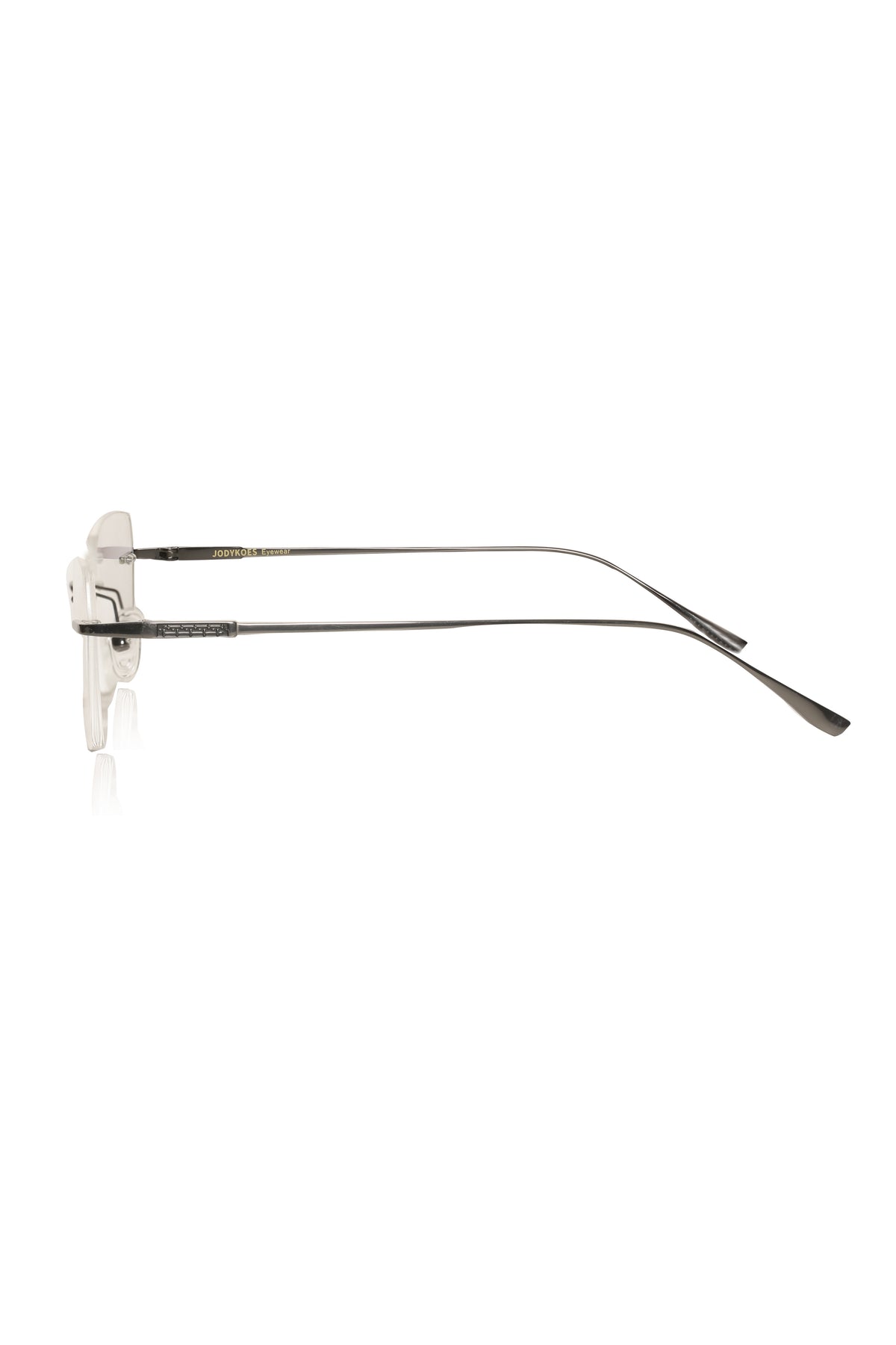 Jodykoes Luxury Pure Titanium Geometric Rimless Frame | High Quality Lightweight Square Optical Frame