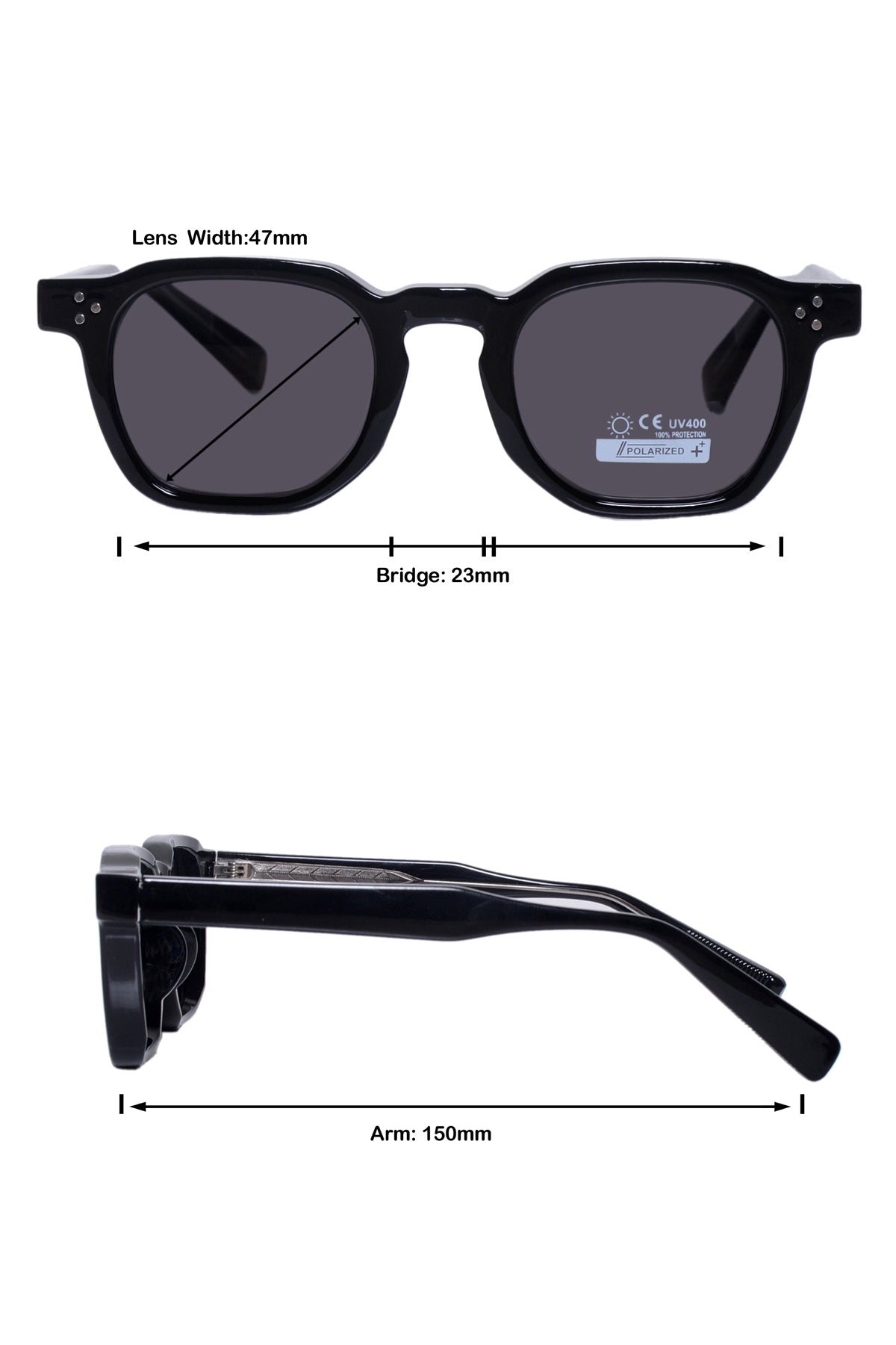 Jodykoes Legacy Hexagon Sunglasses – UV400 Polarized