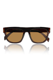 Jodykoes® Series Obsession : Premium Square Pure Acetate Sheet Designer Fashionable Sunglasses Eyewear Shades For Men and Women With UV Protection Eyeglasses Frame (Brown)