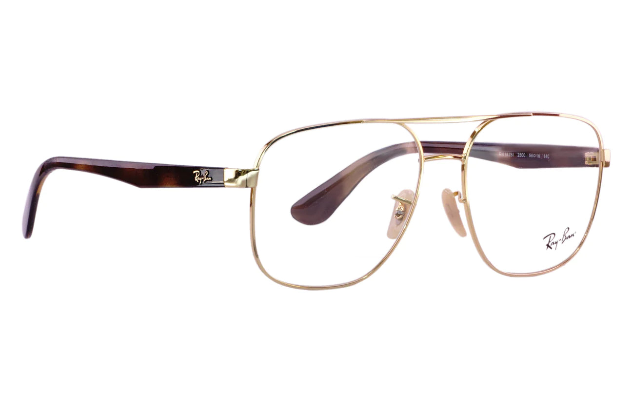 Ray-Ban RB 6476I 2500 56 Gold Eyewear Frame - Jodykoes ®