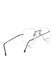 Jodykoes Hexagon Premium Rimless Frame (Black)